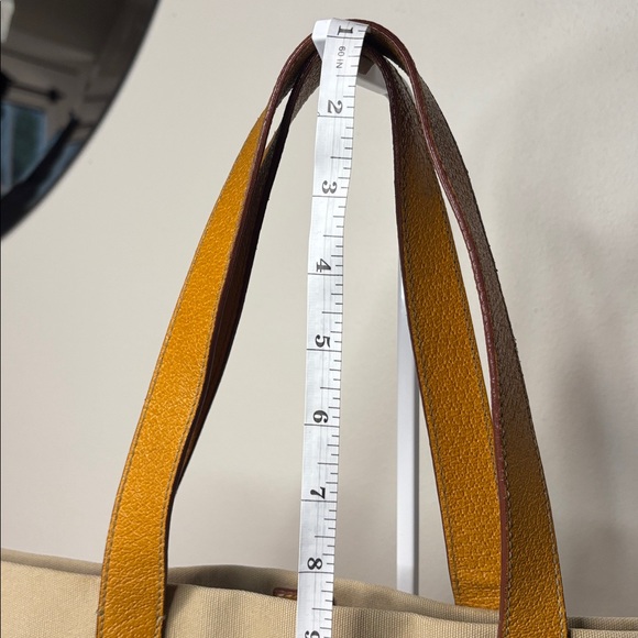 PRADA Canapa Cinghale Trimmed COLORBLOCK Tote - Picture 12 of 15